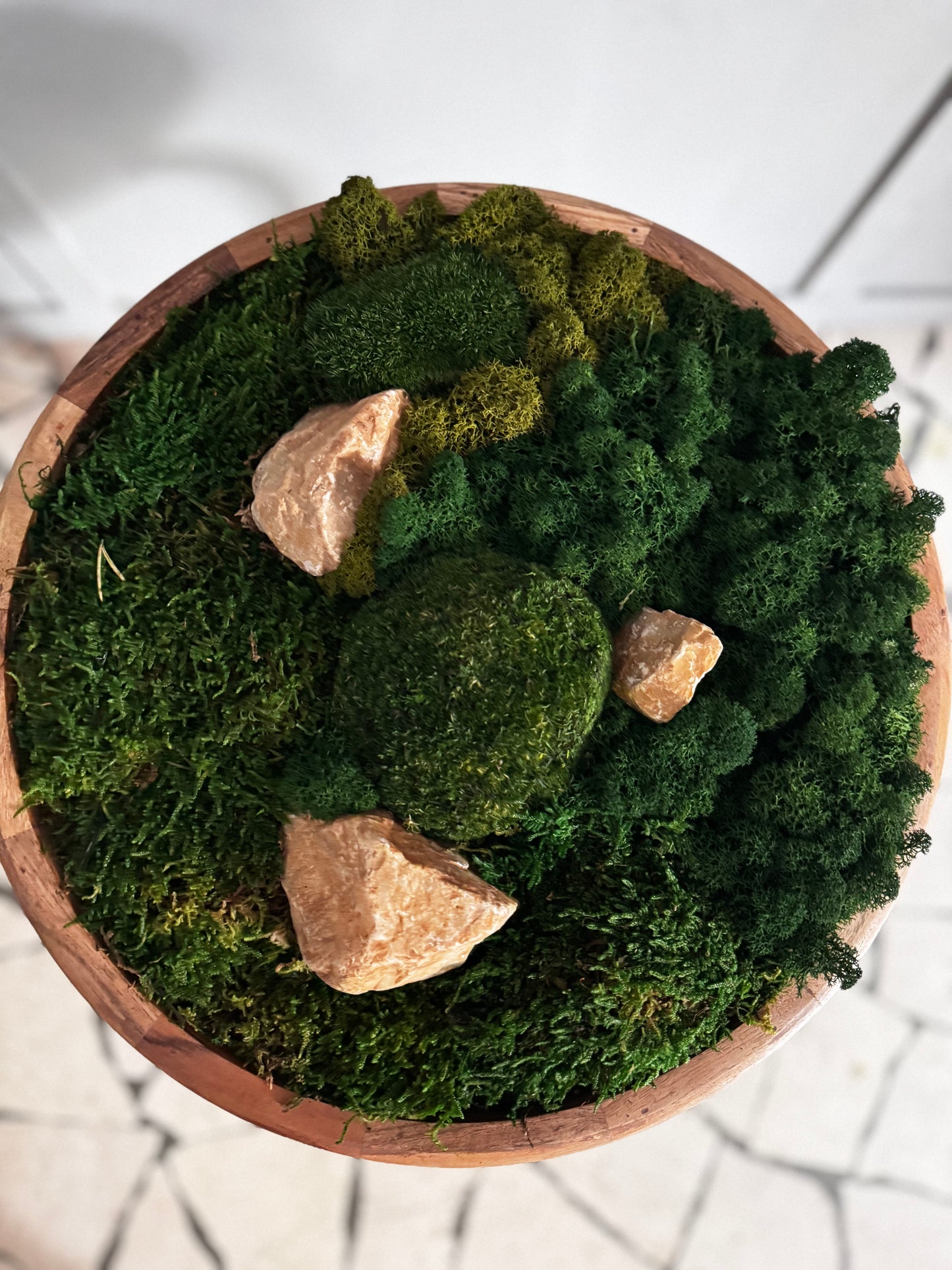 Centrotavola Metallo e Legno